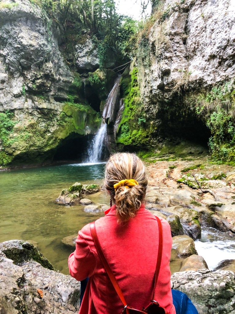 Tine de Conflens waterfall